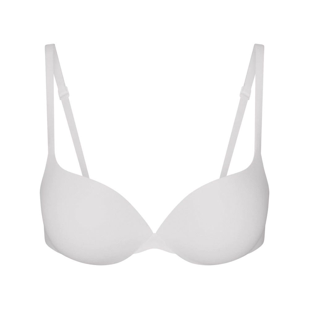 Skims Everyday Cotton Ultimate Bra - New - Snow - 34A